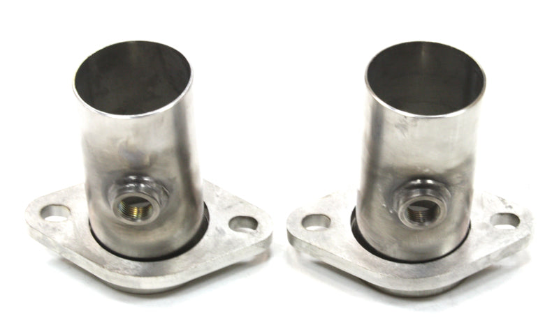 JBA 2.5in 304 Series Stainless Steel 2 Bolt Starter Tubes w/O2 sensor bungs - GTR Auto