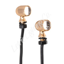 Load image into Gallery viewer, Letric Lighting 12mm Mini White Running Amber Turn Signal LED - Gold Anodized