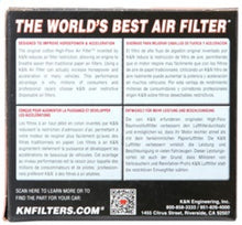 Load image into Gallery viewer, K&amp;N Filter Universal Rubber Filter 2 1/4 inch Flange 3 1/2 inch OD 4 inch Height RU-0600