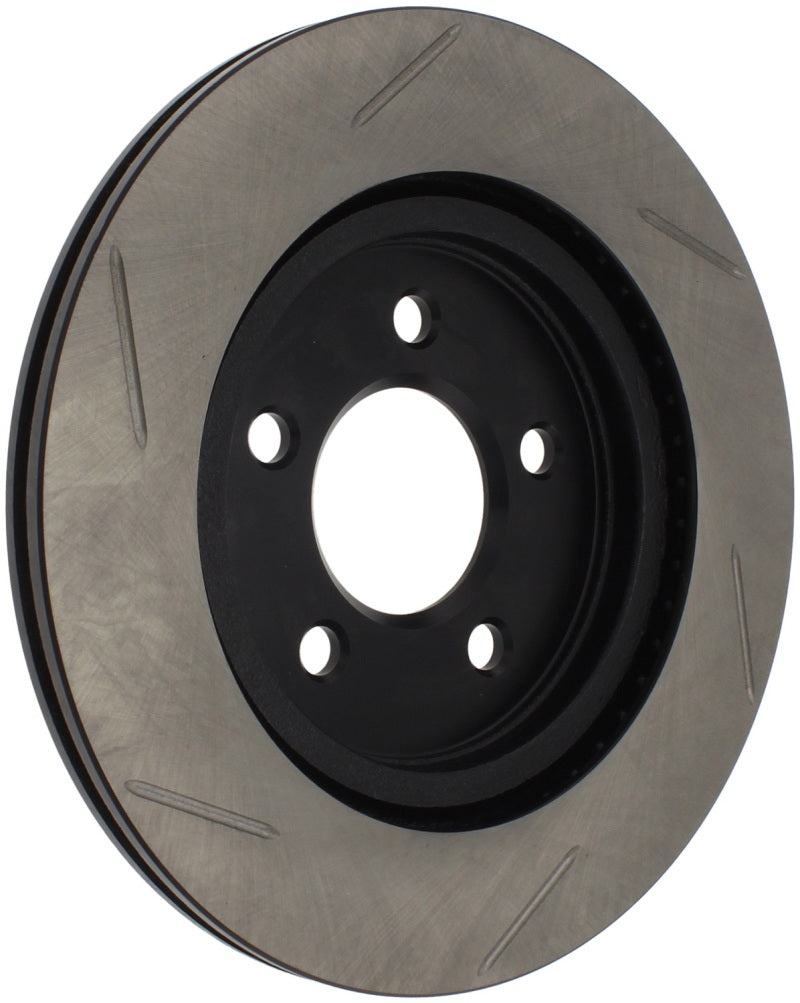StopTech Power Slot 05-10 Mustang V6/4.0L / GT V8-4.6L Rear Left Slotted Rotor 126.61087SL