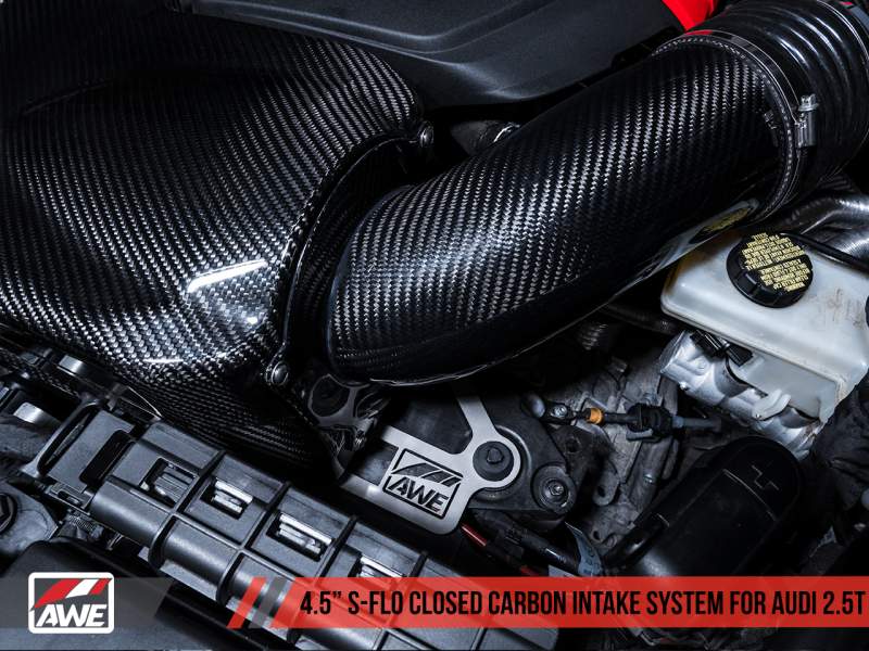 AWE Tuning Audi RS3 / TT RS S-FLO Closed Carbon Fiber Intake - GTR Auto