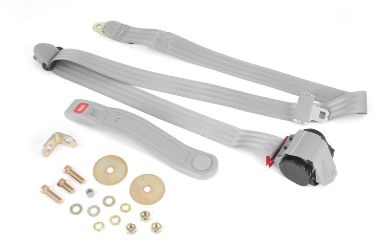 Omix 3-Point Seatbelt Gray 76-83 CJ5 & 87-95(YJ) - GTR Auto