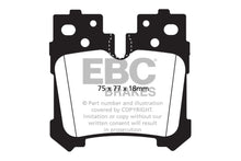 Load image into Gallery viewer, EBC 07+ Lexus LS460 4.6 Greenstuff Rear Brake Pads - GTR Auto