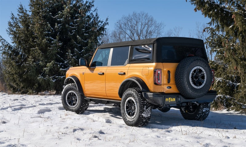 N-Fab 21-22 Ford Bronco 2 Door Predator PRO Step System - Wheel 2 Wheel - Tex. Black - GTR Auto