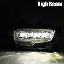 Load image into Gallery viewer, AlphaRex 16-20 Toyota Tacoma NOVA LED Projector Headlights Plank Style Chrome w/Activation Light - GTR Auto