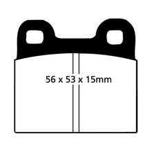 Load image into Gallery viewer, EBC 70-75 Alfa Romeo Montreal 2.6 Redstuff Rear Brake Pads - GTR Auto