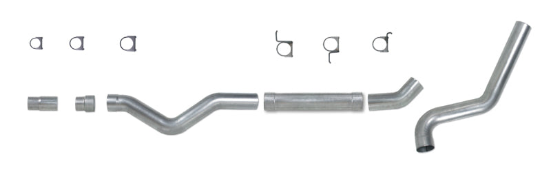 Diamond Eye KIT 5in Catback MFLR RPLCMENT PIPE Single AL: 2006-2007.5 CHEVY 6.6L 2500/3500 - GTR Auto