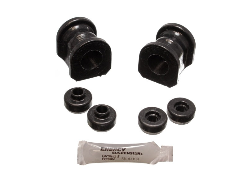 Energy Suspension 89-94 Nissan 240SX (S13) Black 24mm Front Sway Bar Bushing Set - GTR Auto