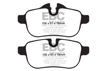 Load image into Gallery viewer, EBC 09+ BMW Z4 3.0 (E89) Greenstuff Rear Brake Pads - GTR Auto
