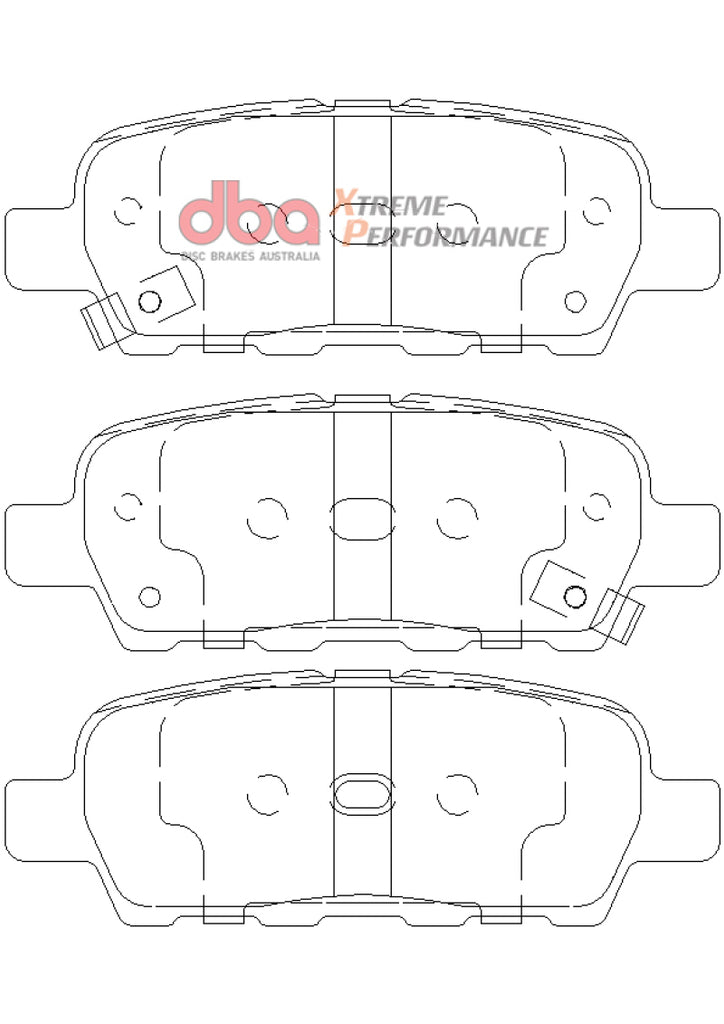 DBA 07-13 Nissan Sentra XP650 Rear Brake Pads - GTR Auto