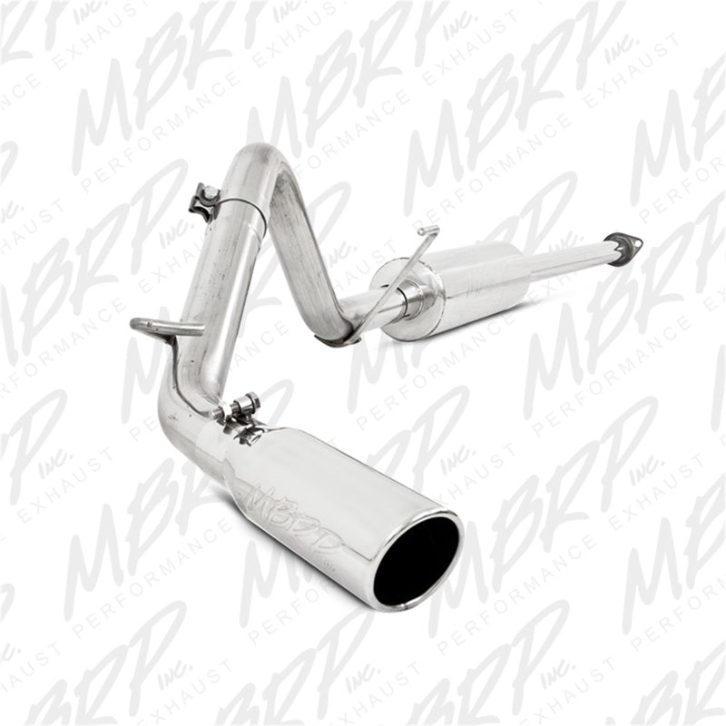 MBRP 05-13 Toyota Tacoma 4.0L EC/CC Cat Back Single Exit Aluminized Exhaust - GTR Auto