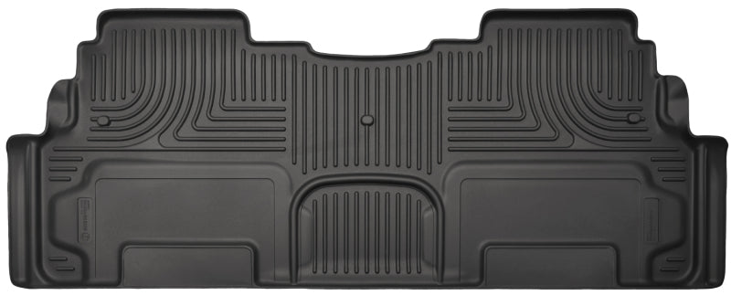 Husky Liners 09-14 Chevy Traverse/07-14 GMC Acadia Weatherbeater Black 2nd Seat Floor Liners - GTR Auto