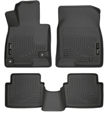 Load image into Gallery viewer, Husky Liners WeatherBeater 14 Mazda 3 Hatch&amp;Sedan Front &amp; Second Row Black Floor Liners - GTR Auto