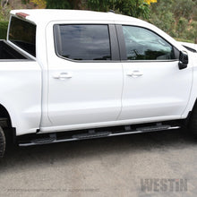 Load image into Gallery viewer, Westin 2019 Chevrolet Silverado/Sierra 1500 CC (5.5ft) PRO TRAXX 5 WTW Oval Nerf Step Bars - Black - GTR Auto