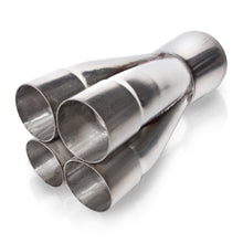 Load image into Gallery viewer, Stainless Works 1 5/8in 4 way merge collectors with 3in OD outlet