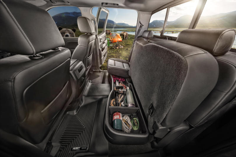 Husky Liners 14-21 Toyota Tundra Double Cab Under Seat Storage Box (w/o Factory Subwoofer) - GTR Auto