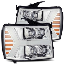 Load image into Gallery viewer, AlphaRex 07-13 Chevy 1500HD NOVA LED Proj Headlights Plank Style Chrm w/Activ Light/Seq Signal - GTR Auto