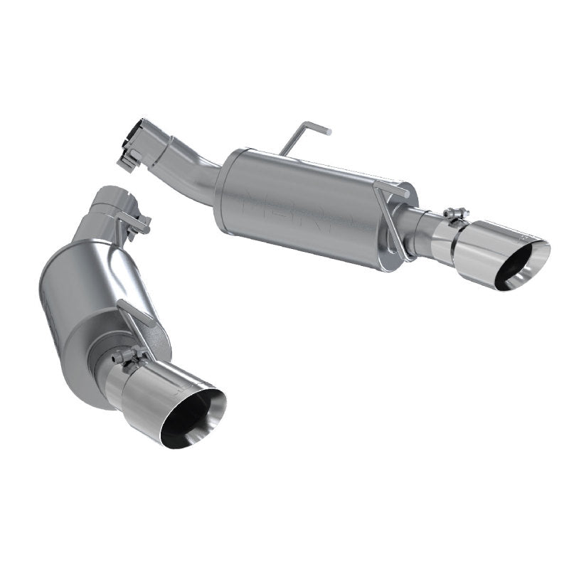 MBRP 05-10 Ford Mustang GT 5.0/Shelby GT500 Dual Mufflers Axle Back Split Rear T304 - GTR Auto