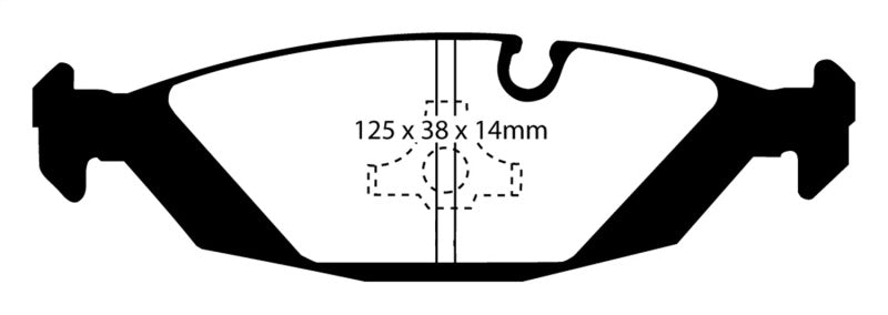 EBC 83-85 BMW 318 1.8 (E30) Greenstuff Rear Brake Pads - GTR Auto