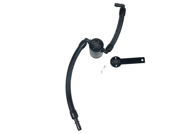 J&amp;L 2019-2024 Dodge Ram 1500 5.7L Oil Separator 3.0 Passenger Side - Black Anodized - GTR Auto