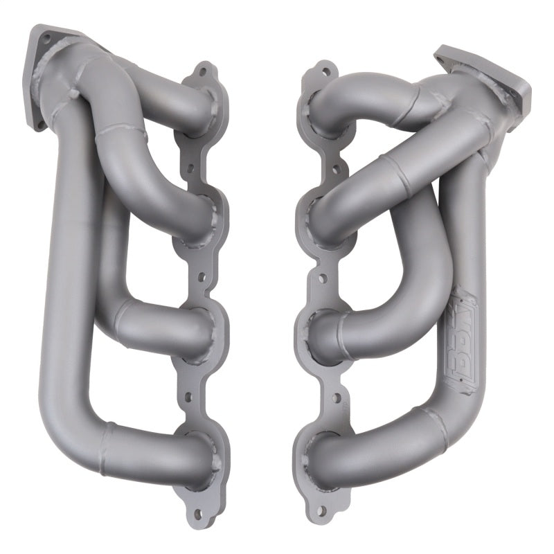 BBK 14-18 GM Truck 5.3/6.2 1 3/4in Shorty Tuned Length Headers - Titanium Ceramic - GTR Auto