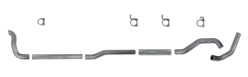 Diamond Eye KIT 4in TB MFLR RPLCMENT PIPE SGL AL: 2-WHEEL DRIVE ONLY 89-93 DODGE CUMMINS 5.9L - GTR Auto
