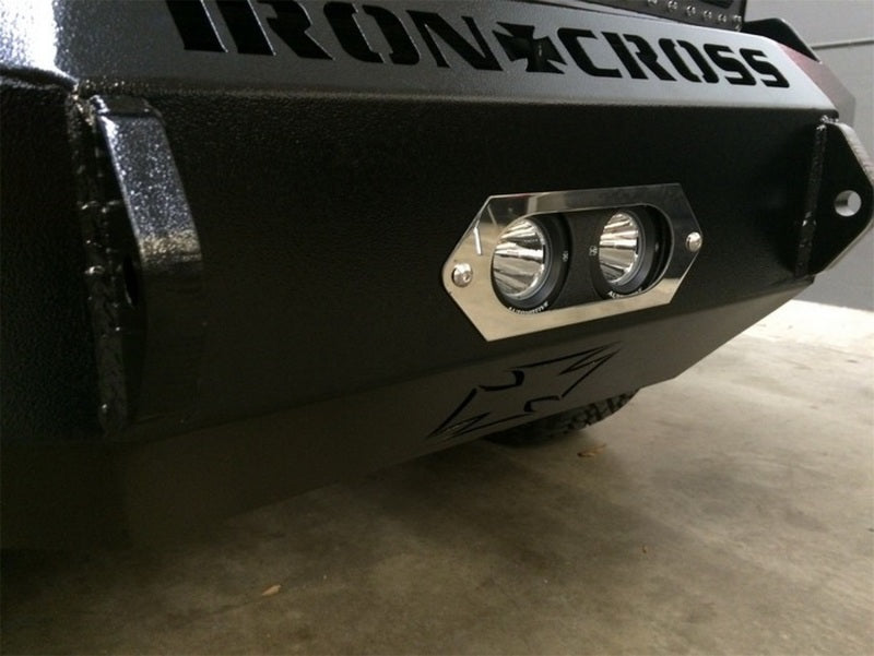 Iron Cross 6in Round Center Light Bracket w/Lights