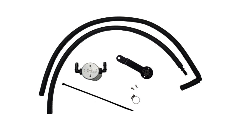 J&amp;L 20-25 Hyundai Palisade / Kia Telluride 3.8L Oil Separator 3.0 Passenger Side - Clear Anodize - GTR Auto
