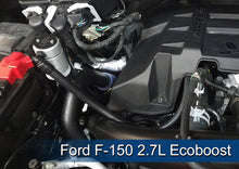 Load image into Gallery viewer, J&amp;L 2011-2025 Ford F-150 2.7L/3.5L/5.0L Passenger Side Oil Separator 3.0 - Clear Anodized - GTR Auto