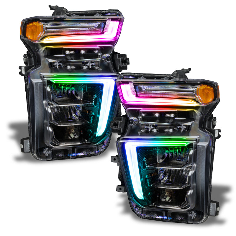 Oracle 20-21 Chevy Silverado 2500 RGB+W Headlight DRL Kit - w/ Simple Controller