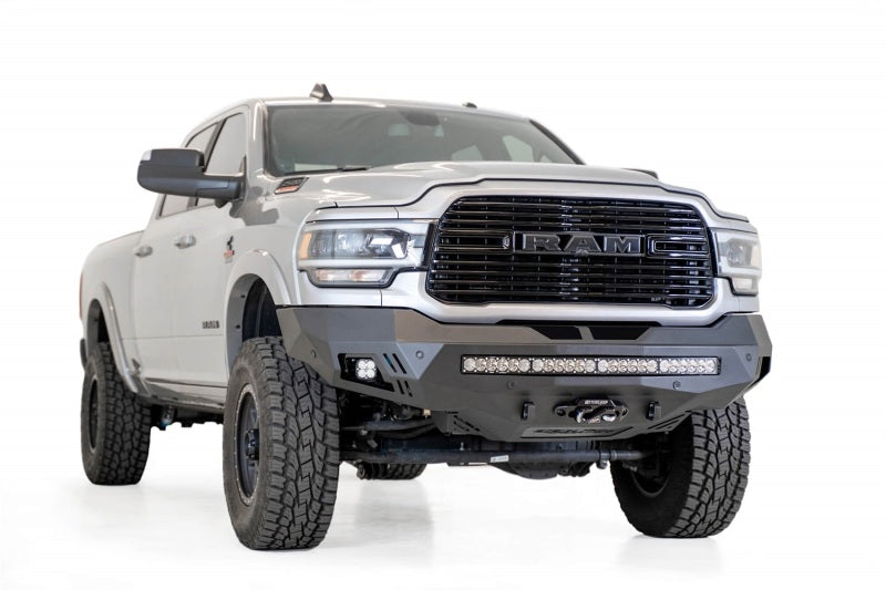 Addictive Desert Designs 19-20 RAM 2500/3500 Hammer Black Stealth Fighter Front Bumper - GTR Auto
