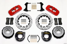 Load image into Gallery viewer, Wilwood AERO4 Rear P-Brake Kit 14.00in Drilled Red Chevy C-10 2.42 Offset 5-lug - GTR Auto