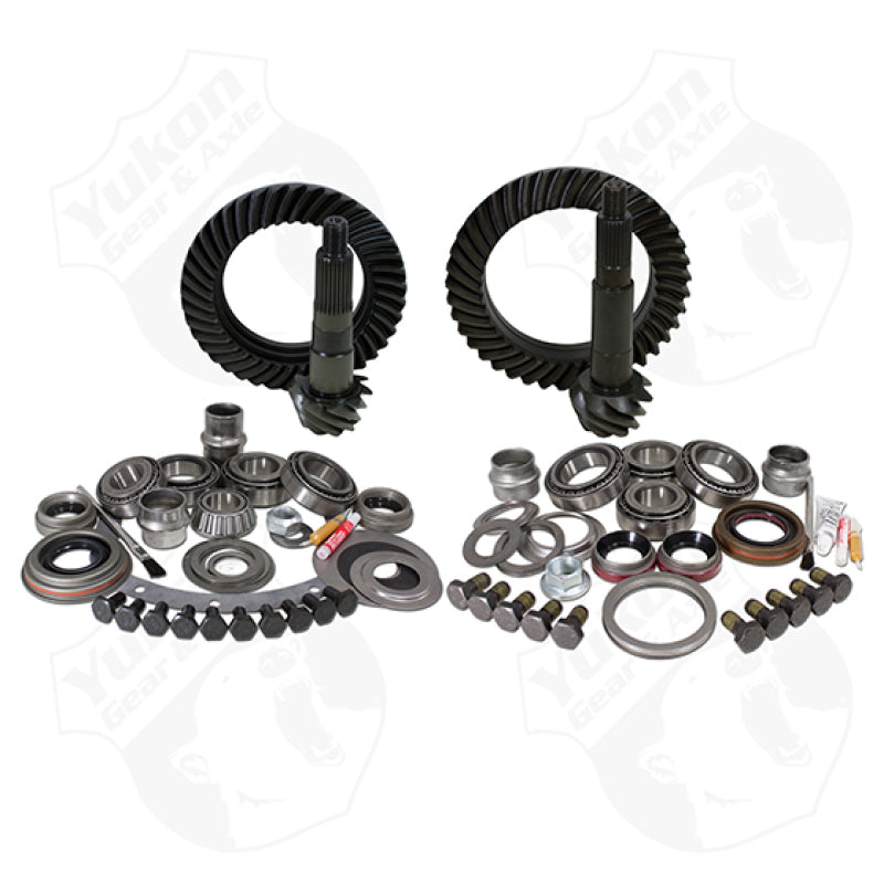 Yukon Gear & Install Kit Package For Jeep XJ w/ Dana 30 Front/Model 35 Rear in a 4.88 Ratio YGK002