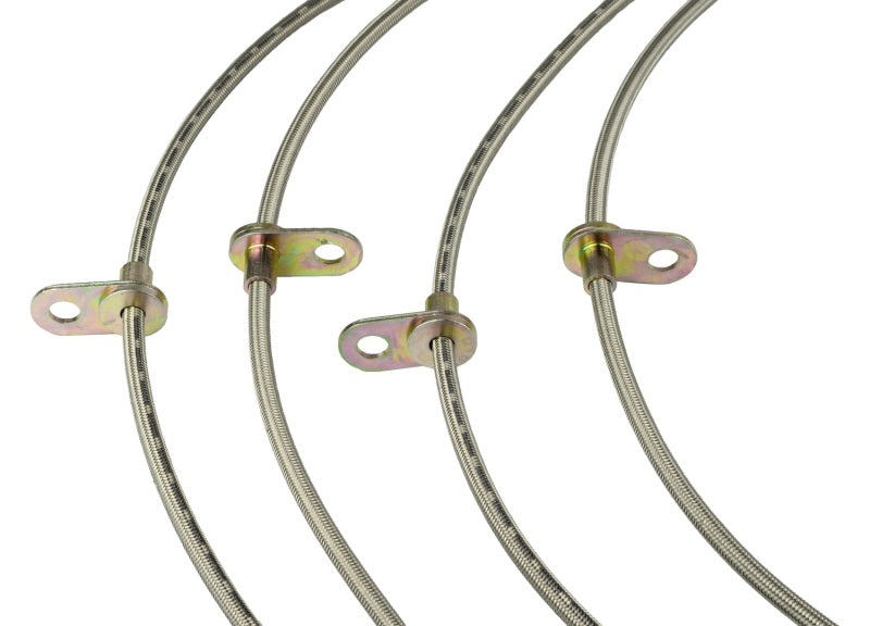 Goodridge 12-15 Chevrolet Camaro (ZL1 Only) Stainless Steel Brake Line Kit - GTR Auto