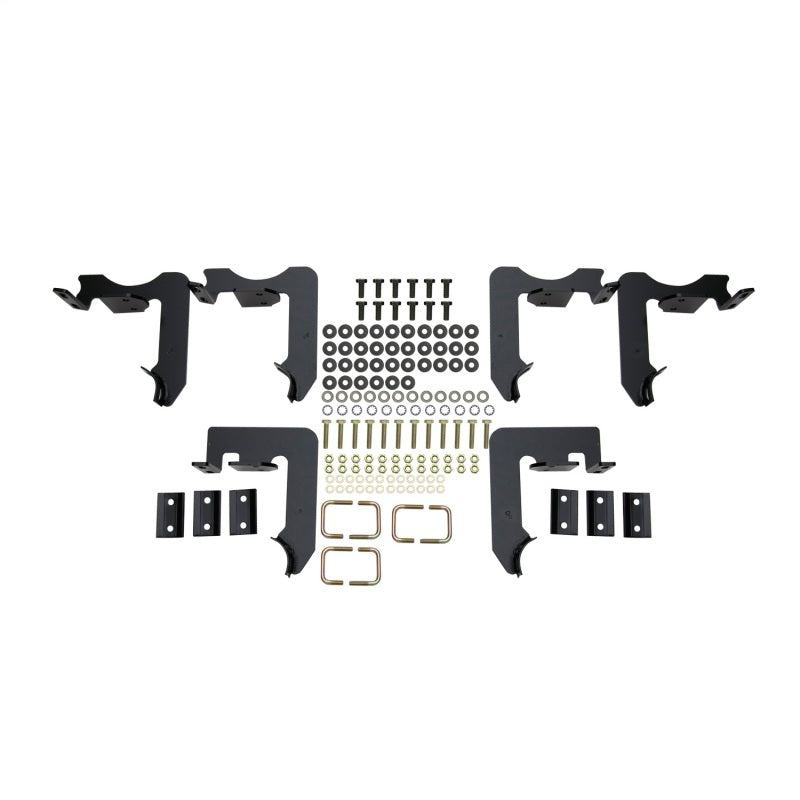 Westin 2004-2012 Chevrolet/GMC/Isuzu Colorado/Canyon Crew Cab E-Series 3 Nerf Step Bars - Black - GTR Auto
