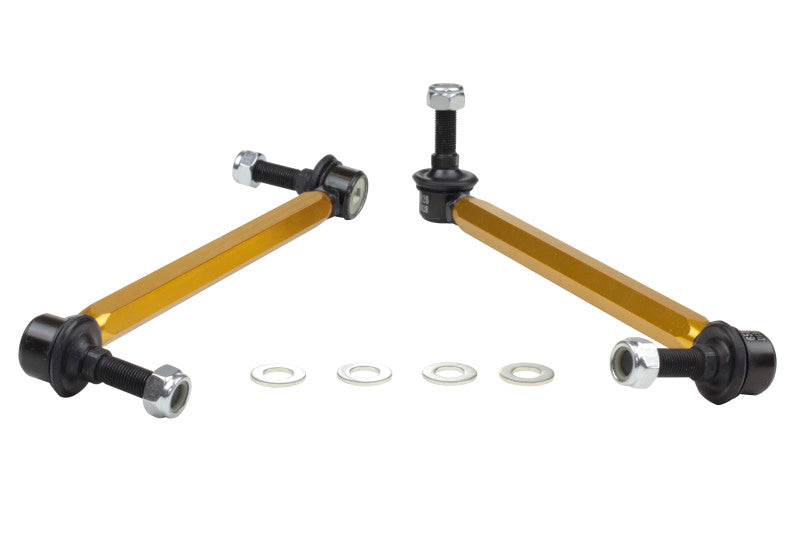 Whiteline 05+ Mustang Coupe 8cyl (Inc Shelby GT/ GT500) Front Swaybar Link Kit H/Duty Adj Steel Ball - GTR Auto
