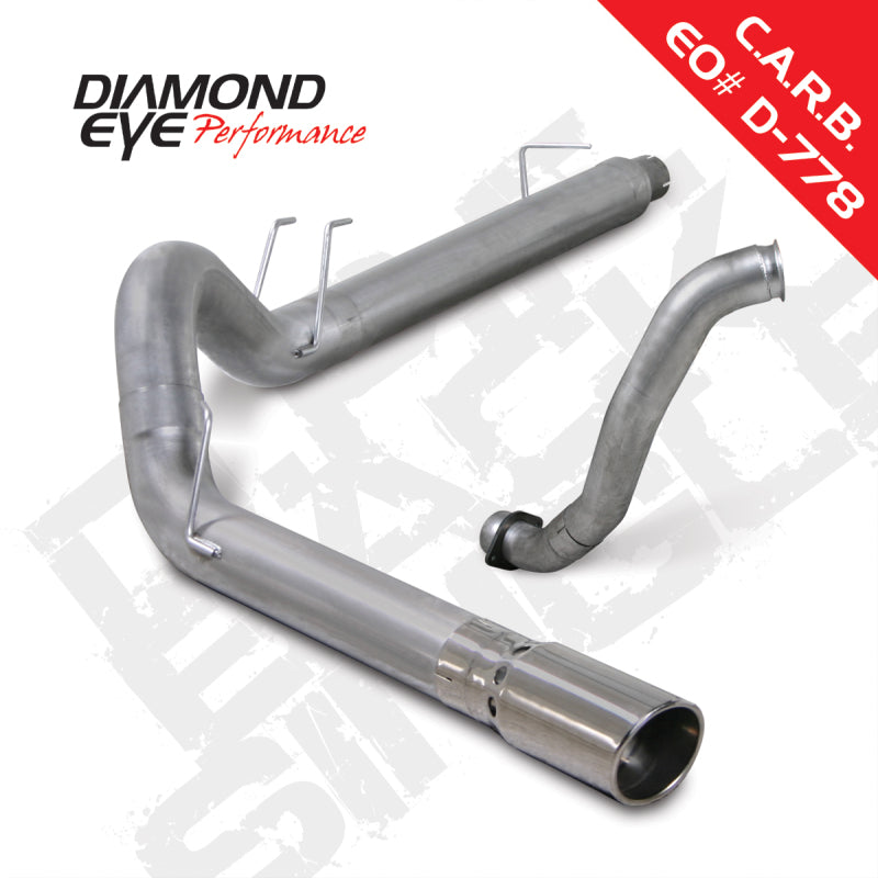 Diamond Eye KIT 5in DPF-BACK w/ DP Single AL 08-10 Ford 6.4L Powerstroke F250/F350 - GTR Auto