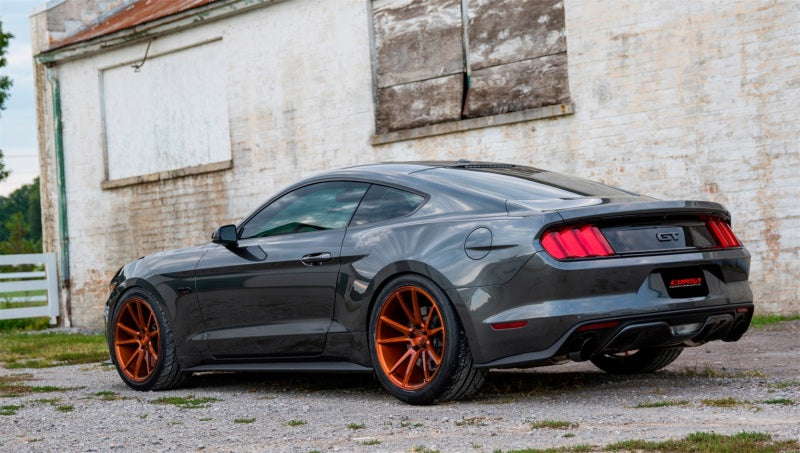 Corsa 2015-2017 Ford Mustang GT 5.0 3in Axle Back Exhaust Black Dual Tips (Touring) - GTR Auto