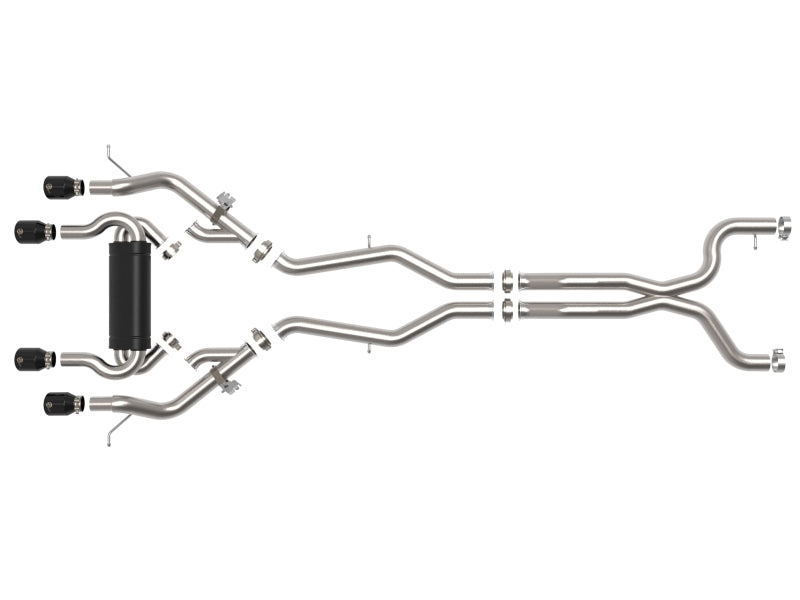 aFe MACHForce XP Exhausts Cat-Back SS 21 BMW M2 Competition L6-3.0L w/Black Tips - GTR Auto