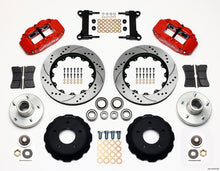 Load image into Gallery viewer, Wilwood Narrow Superlite 6R Front Hub Kit 14.00in Drill Red Chevy C-10 60-87 CPP Drop Spindle - GTR Auto
