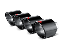 Load image into Gallery viewer, Akrapovic 06-13 Chevrolet Corvette ZO6/ZR1 (C6) Tail Pipe Set (Carbon 125 mm) - GTR Auto