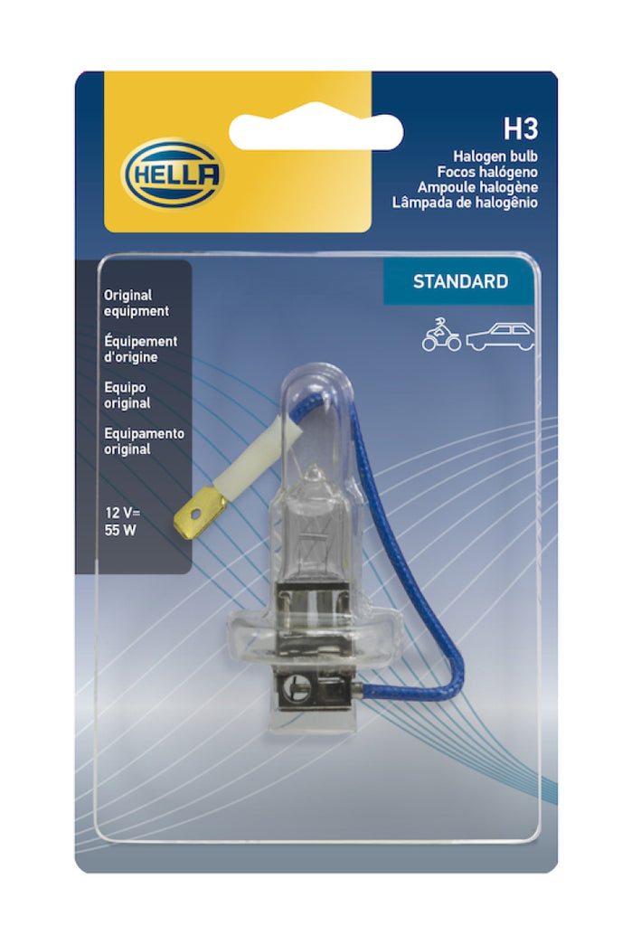 Hella Bulb H3 12V 55W Pk22S T325 Sb - GTR Auto