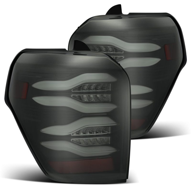 AlphaRex 10-21 Toyota 4Runner PRO-Series LED Tail Lights Jet Black - GTR Auto