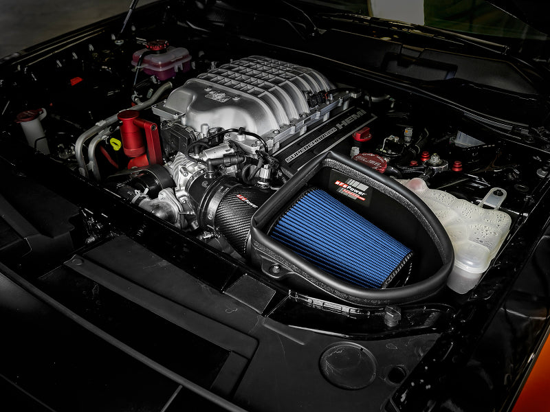 aFe Magnum Force Stage-2 Track Series Carbon Fiber AIS w/ Pro 5R Media - 18 Dodge Challenger V8-6.2L - GTR Auto