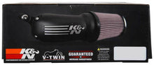 Load image into Gallery viewer, K&amp;N 08-17 Harley-Davidson Touring Models Performance Air Intake System Silver