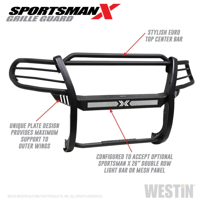 Westin 12-20 Nissan Frontier Sportsman X Grille Guard - Textured Black - GTR Auto