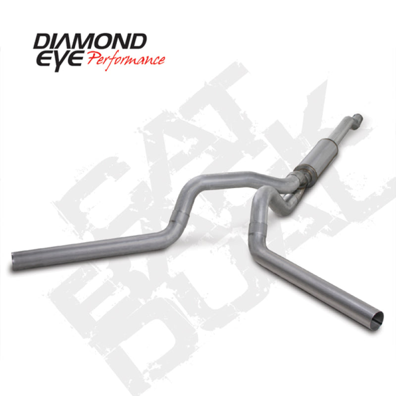 Diamond Eye KIT 4in Catback DUAL AL: 03-07 FORD 6.0L F250/F350 - GTR Auto