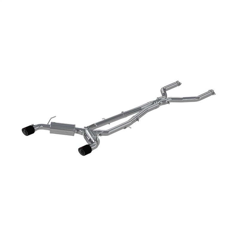 MBRP 16-19 Infiniti Q50 3.0L FWD/AWD 3in Cat Back w/ 4.5in OD Carbon Fiber Tips - T304 - GTR Auto