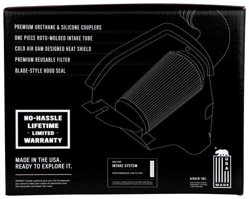 Airaid 99-04 Chevy / GMC / Cadillac 4.8/5.3/6.0L Airaid Jr Intake Kit - Dry / Red Media - GTR Auto