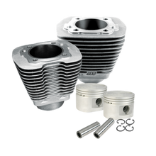 Load image into Gallery viewer, S&amp;S Cycle 84-99 BT w/ Stock Heads 3-1/2in Bore Cylinder &amp; Piston Kit - Natural